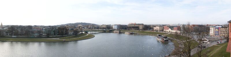 widok z Wawelu