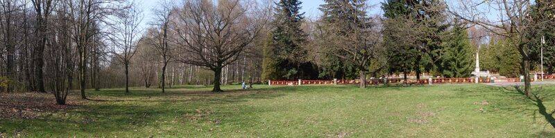 Park Kościuszki - cmentarz radziecki